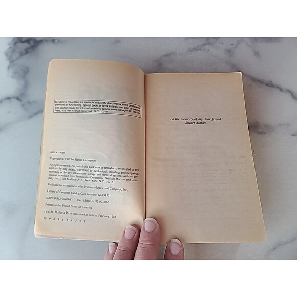 Ride A Tiger By Harold Livingston Paperback - Picture 4 of 10